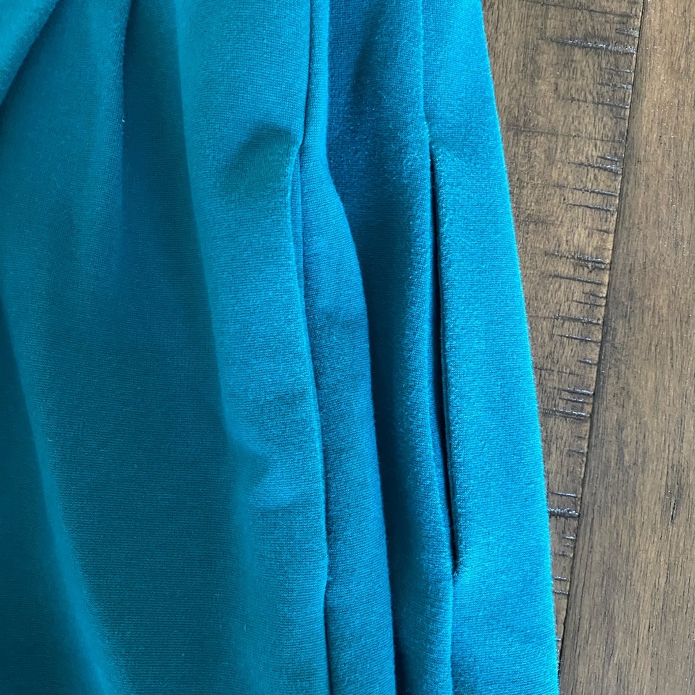 Madewell teal sleeveless dress - Picture 6 of 7